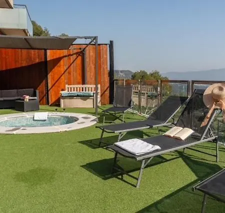 Апартаменты Camarassa Escapada Relax Con Piscina Y Jacuzzi Сервелло
